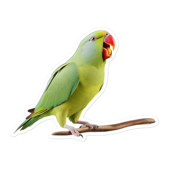 Indian Ringneck Parakeet Sticker - Stickerfy.ai