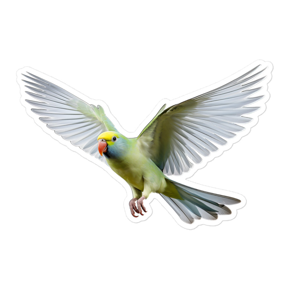 Indian Ringneck Parakeet Sticker - Stickerfy.ai