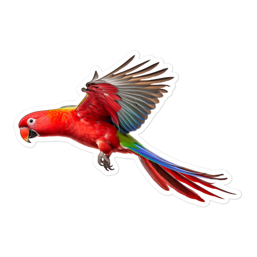 Eclectus Parrot Sticker - Stickerfy.ai