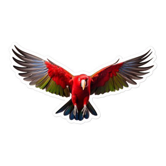 Eclectus Parrot Sticker - Stickerfy.ai