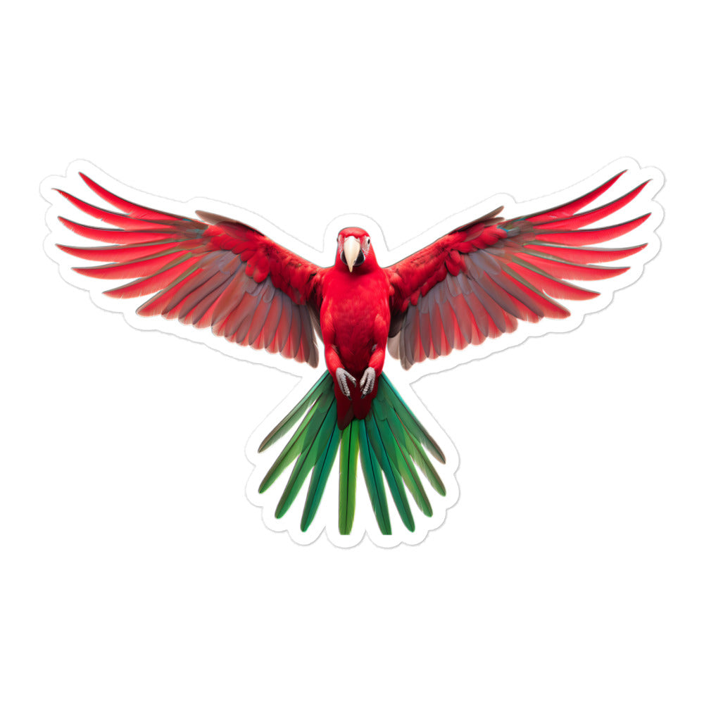 Eclectus Parrot Sticker - Stickerfy.ai