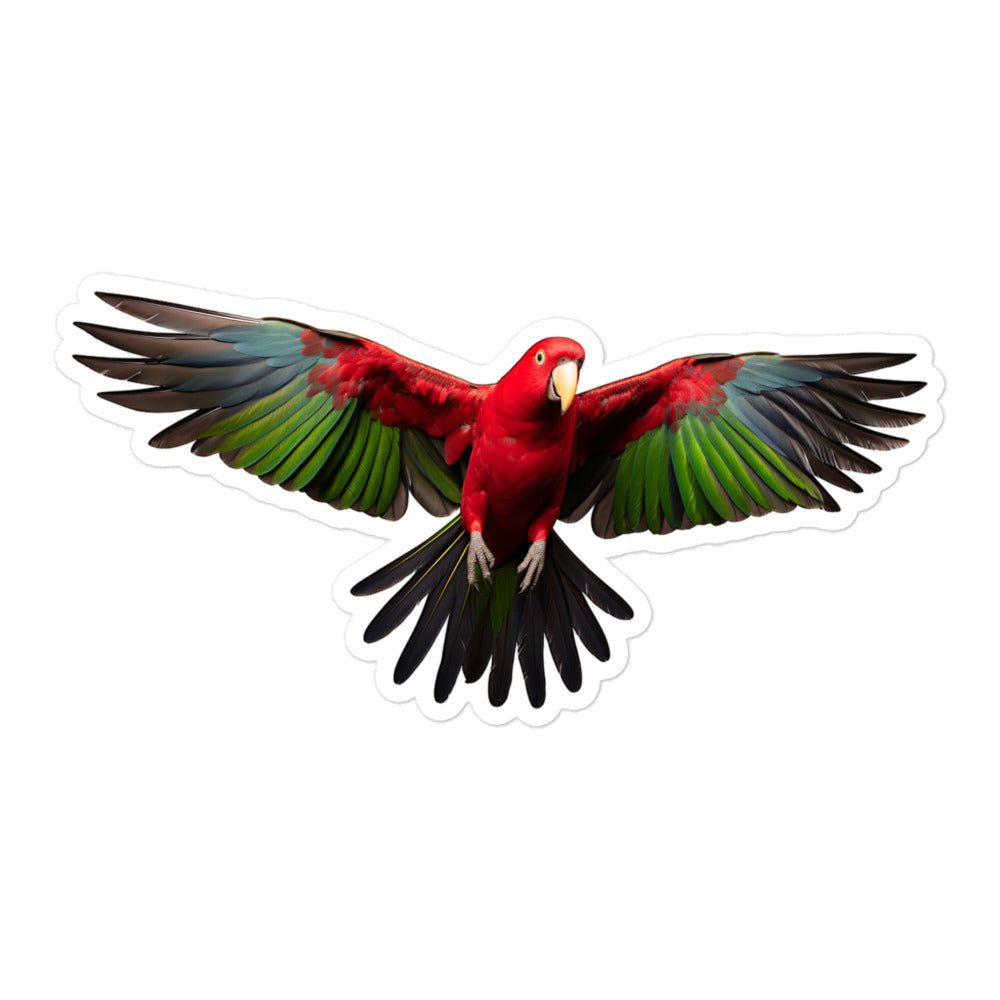 Eclectus Parrot Sticker - Stickerfy.ai