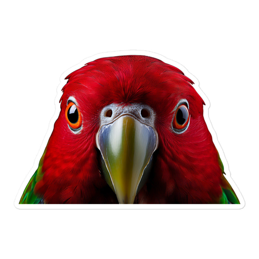 Eclectus Parrot Sticker - Stickerfy.ai