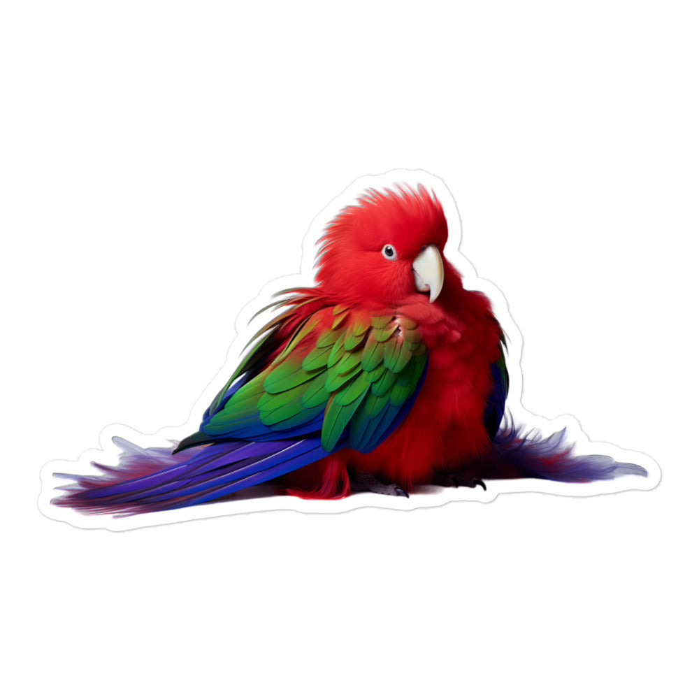 Eclectus Parrot Sticker - Stickerfy.ai