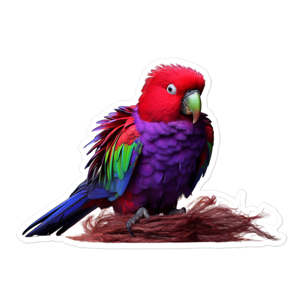 Eclectus Parrot Sticker - Stickerfy.ai