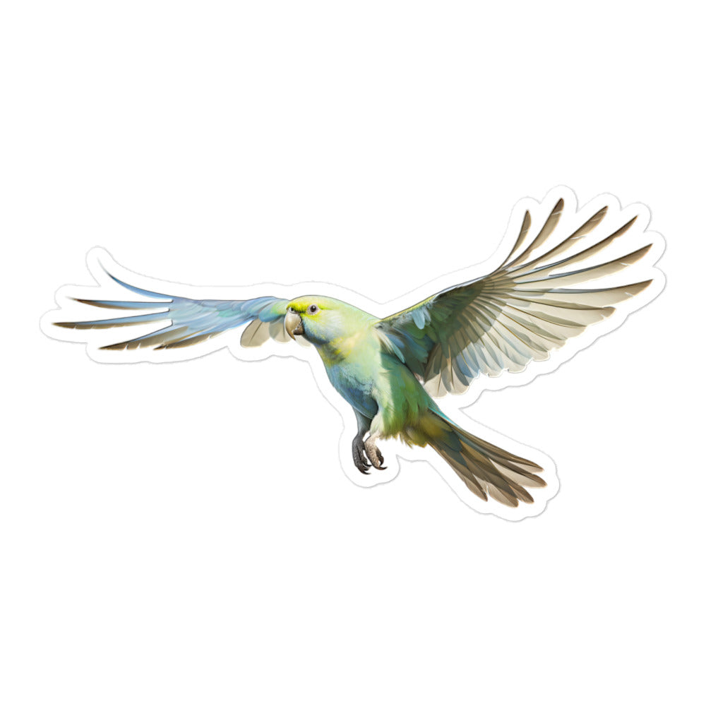 Quaker Parrot Sticker - Stickerfy.ai