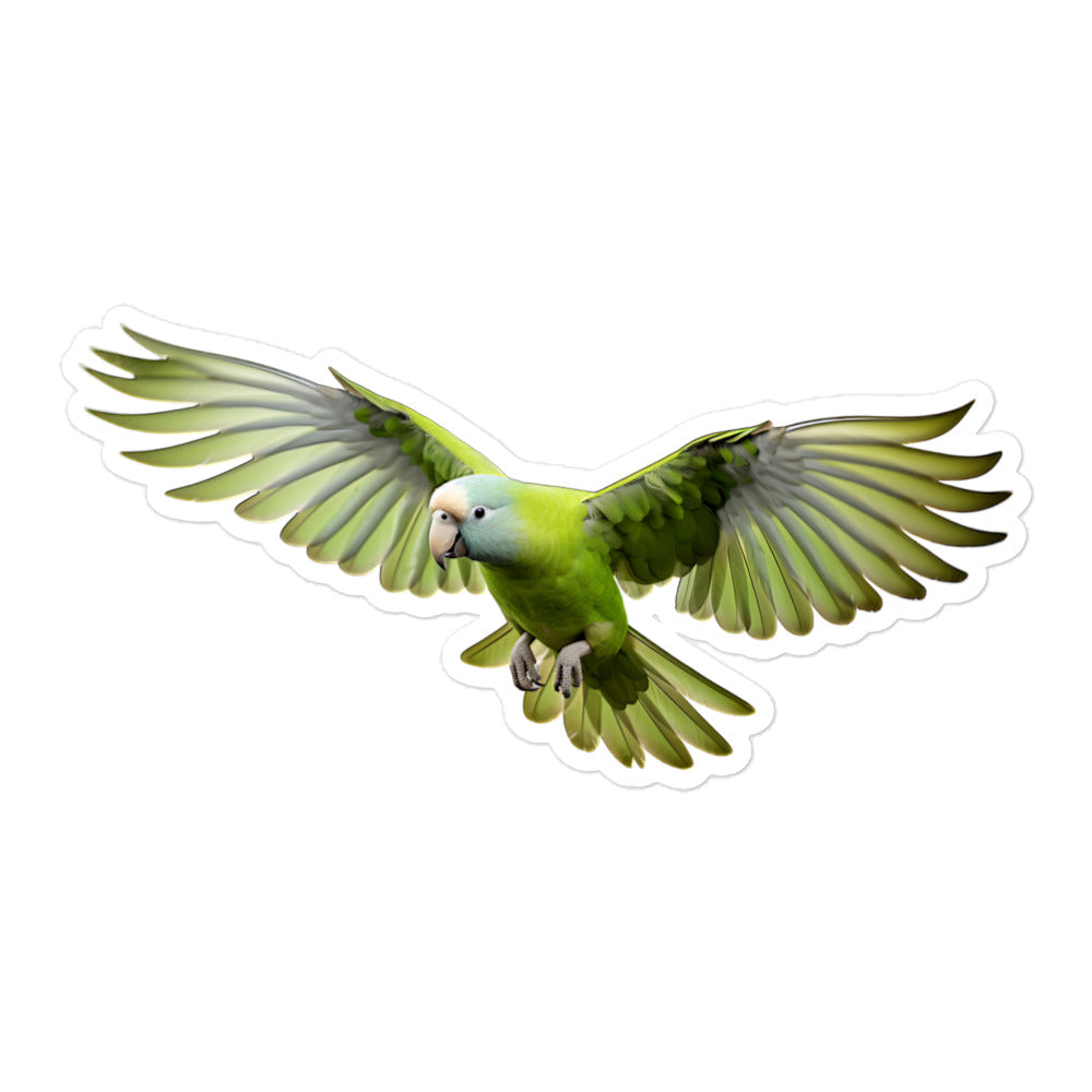 Quaker Parrot Sticker - Stickerfy.ai