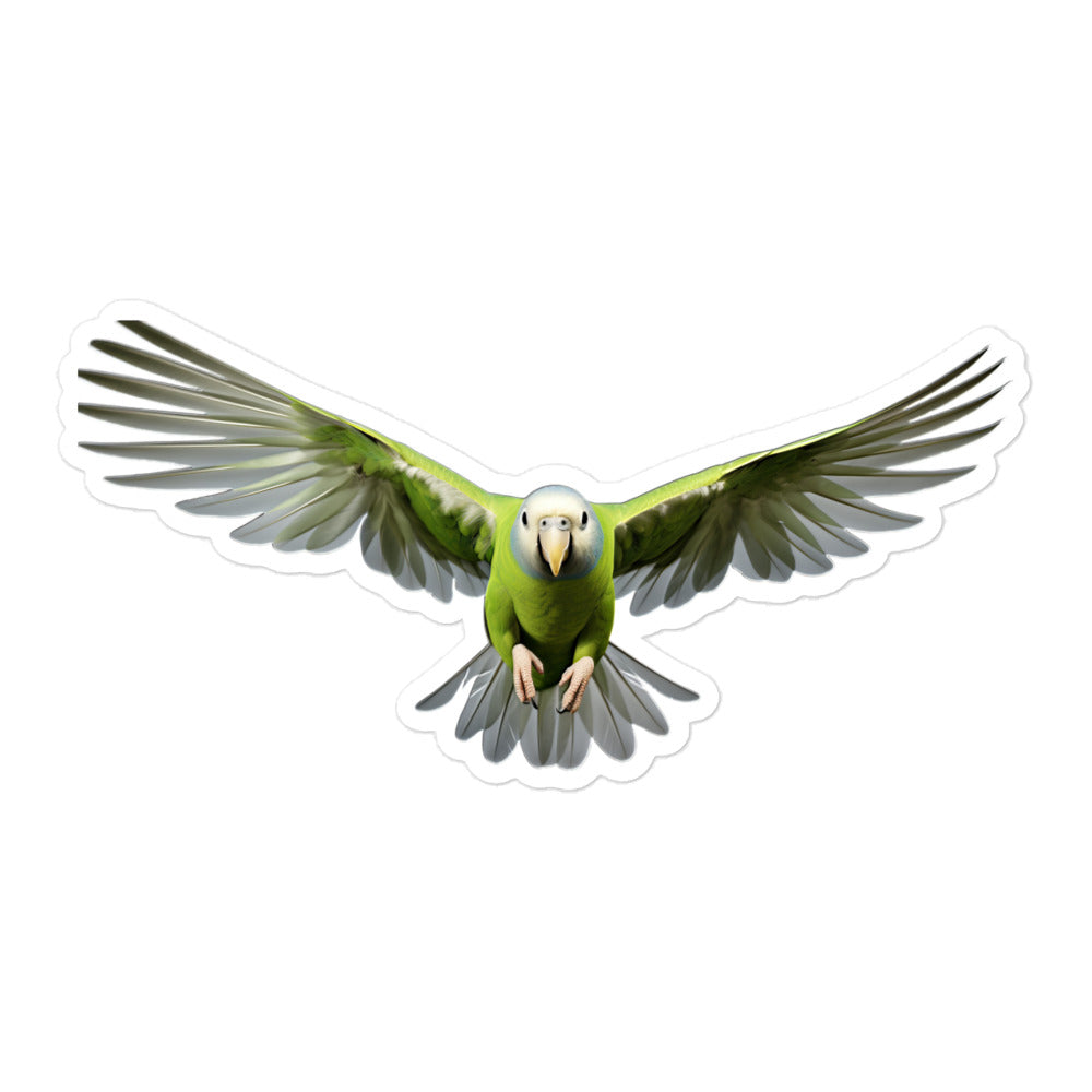 Quaker Parrot Sticker - Stickerfy.ai