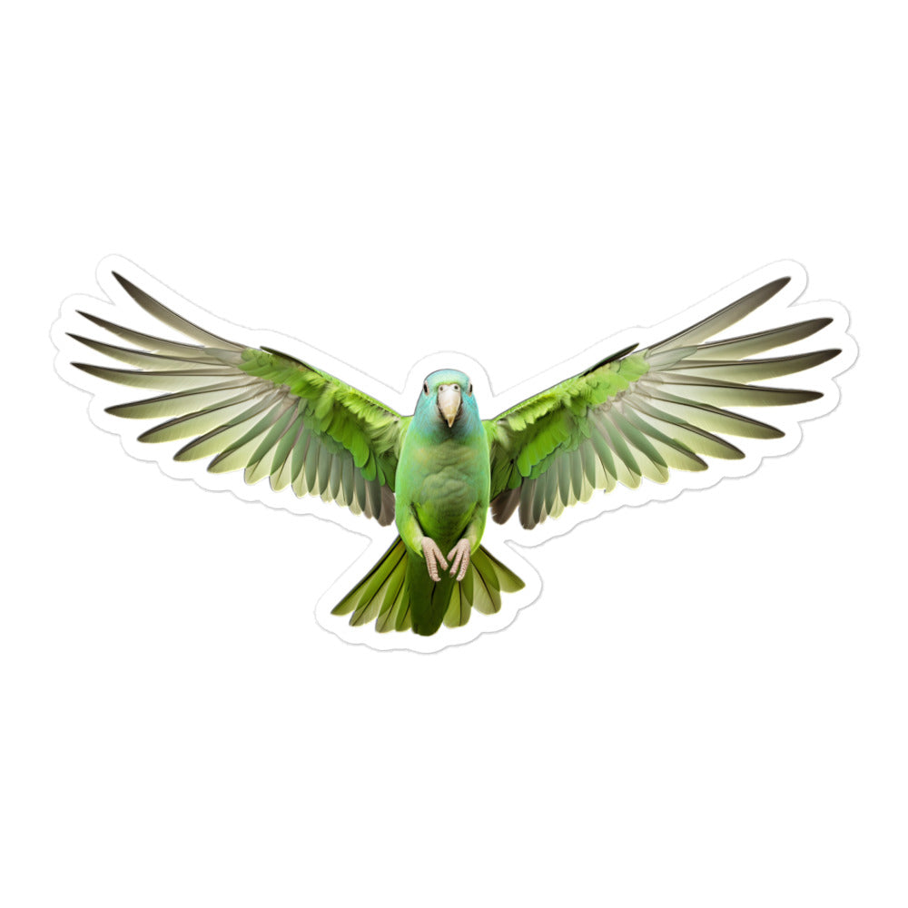 Quaker Parrot Sticker - Stickerfy.ai