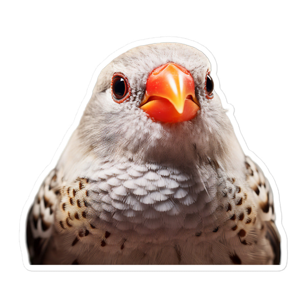 Zebra Finch Sticker - Stickerfy.ai