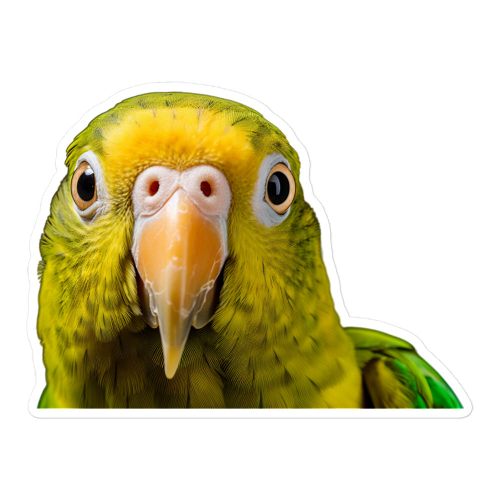 Canary Winged Parakeet Sticker - Stickerfy.ai