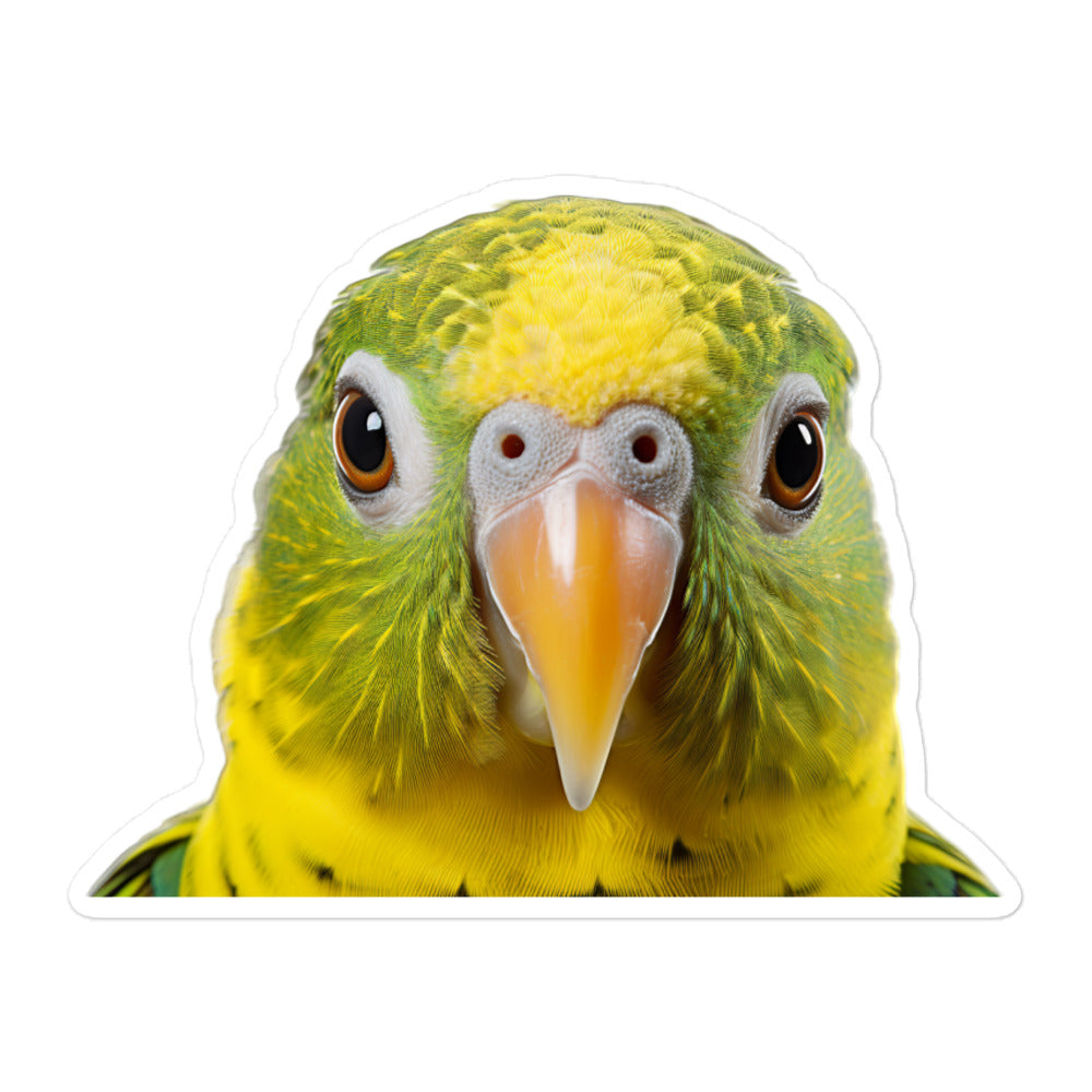 Canary Winged Parakeet Sticker - Stickerfy.ai