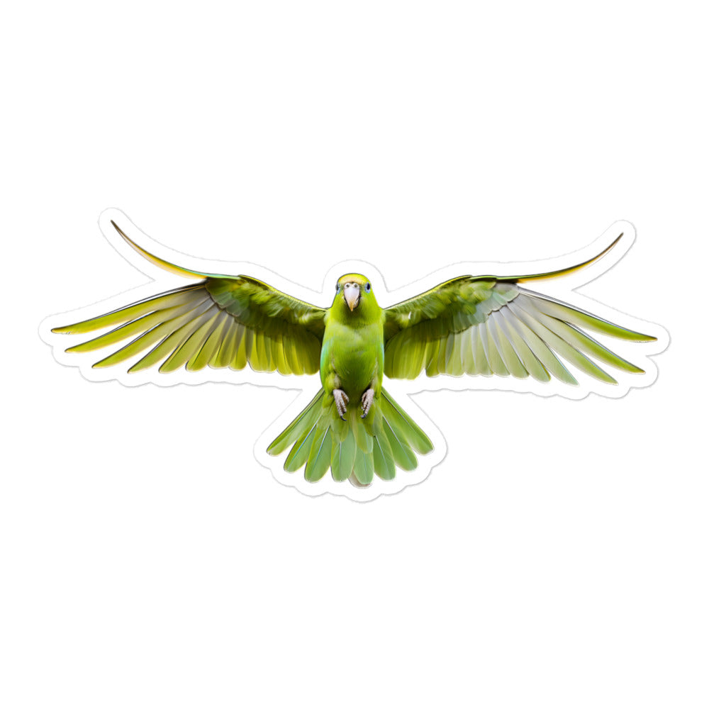 Canary Winged Parakeet Sticker - Stickerfy.ai