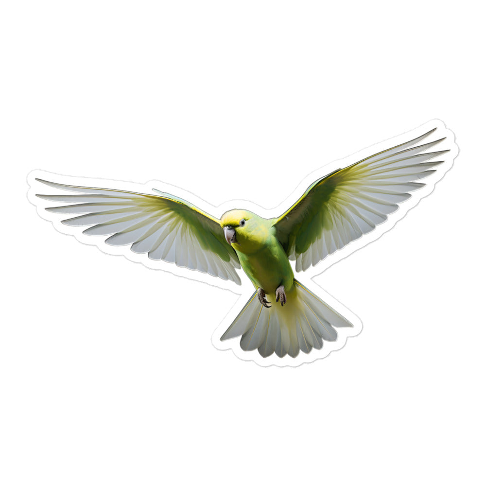 Canary Winged Parakeet Sticker - Stickerfy.ai