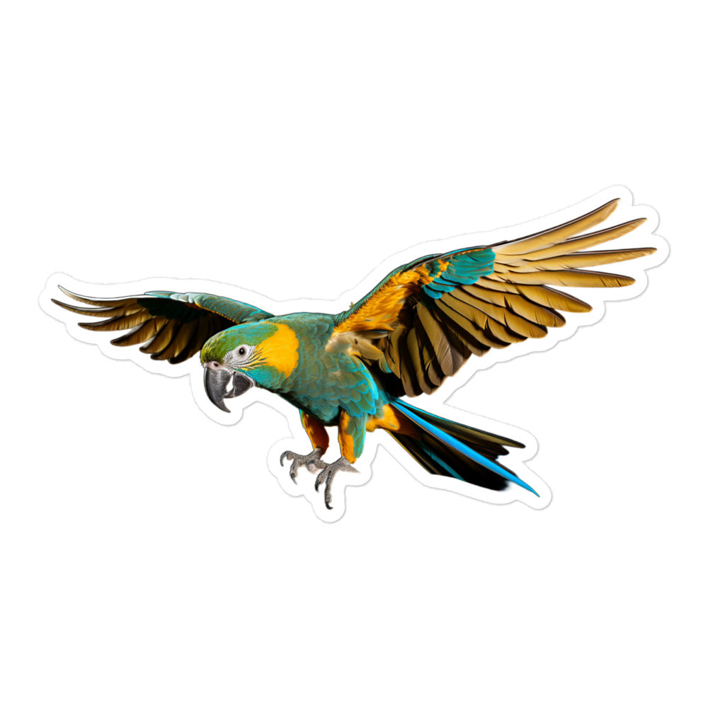 Blue Fronted Amazon Parrot Sticker - Stickerfy.ai