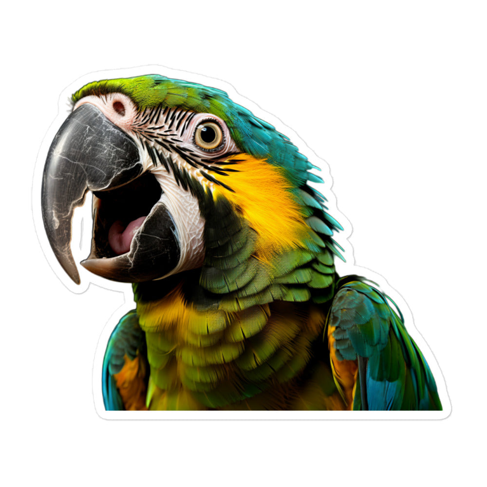 Blue Fronted Amazon Parrot Sticker - Stickerfy.ai