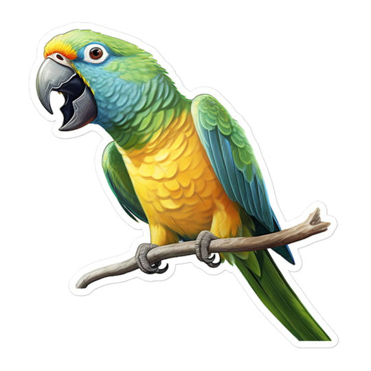 Blue Fronted Amazon Parrot Sticker - Stickerfy.ai