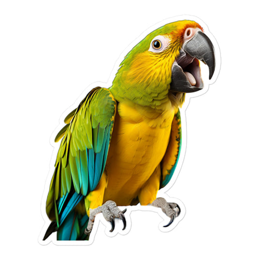 Blue Fronted Amazon Parrot Sticker - Stickerfy.ai