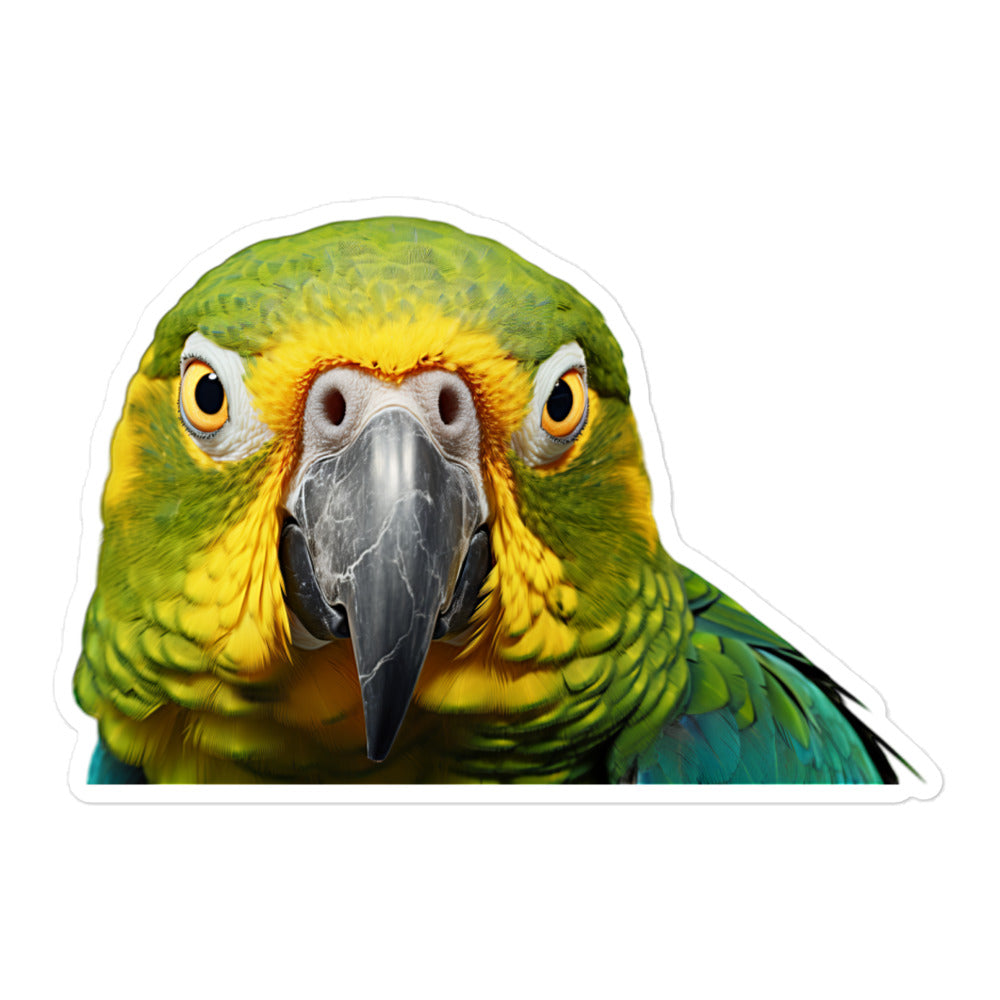 Amazon Parrot Sticker - Stickerfy.ai