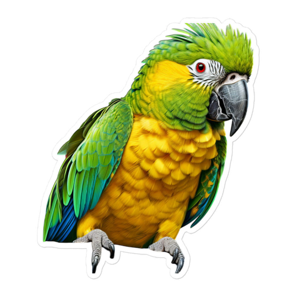 Amazon Parrot Sticker - Stickerfy.ai