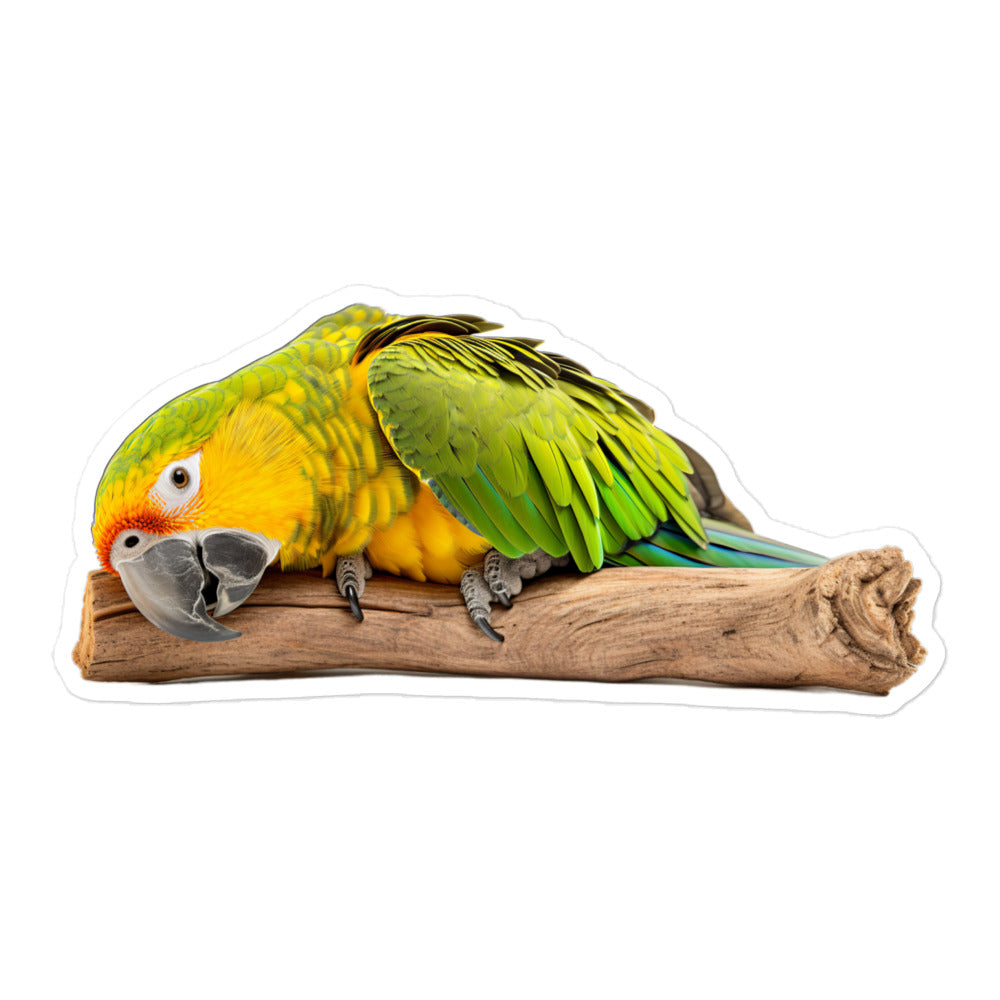 Amazon Parrot Sticker - Stickerfy.ai