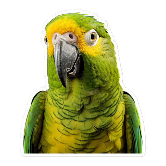 Amazon Parrot Sticker - Stickerfy.ai