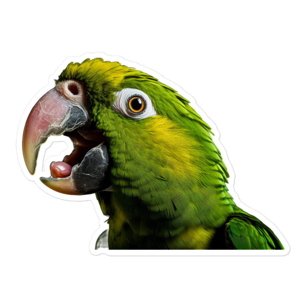 Amazon Parrot Sticker - Stickerfy.ai