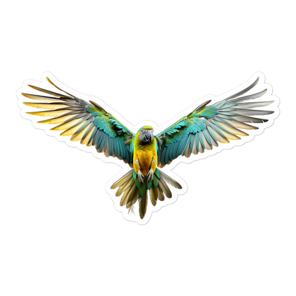 Amazon Parrot Sticker - Stickerfy.ai