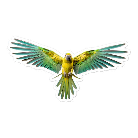 Amazon Parrot Sticker - Stickerfy.ai