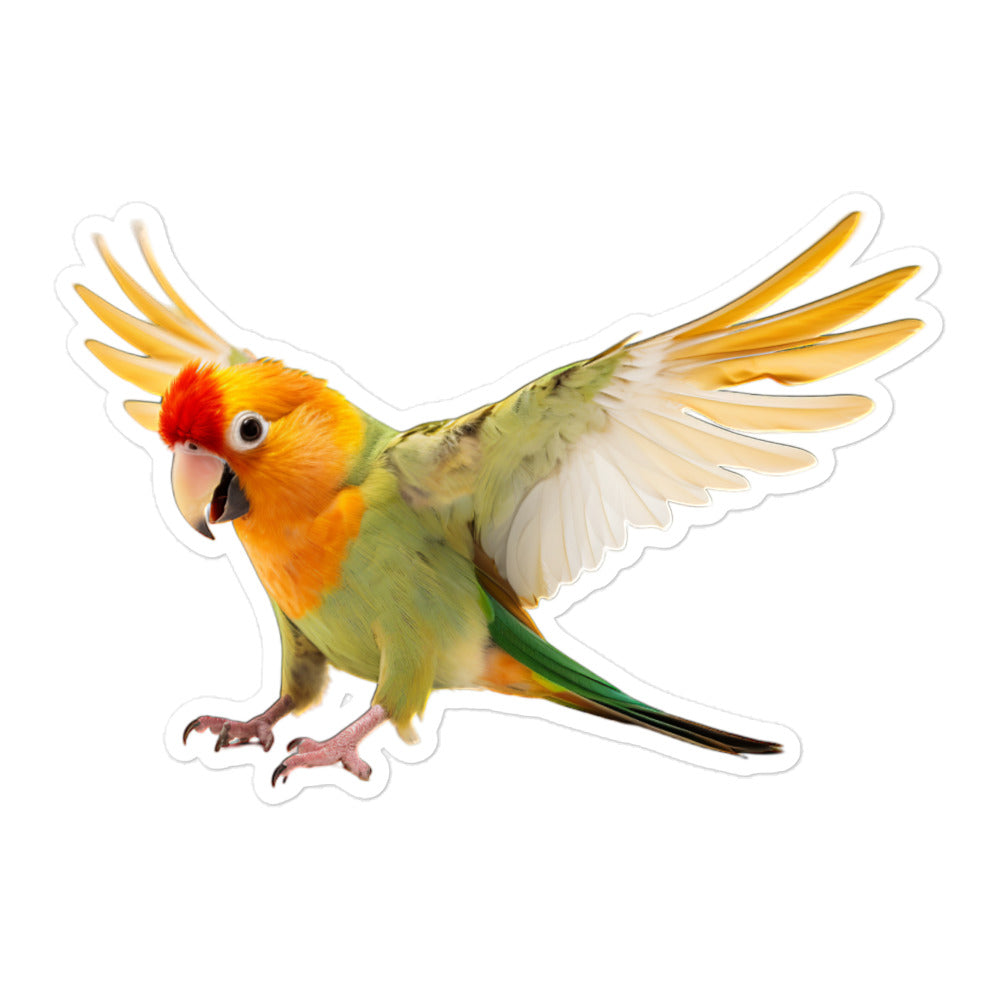 Fischer's Lovebird Sticker - Stickerfy.ai