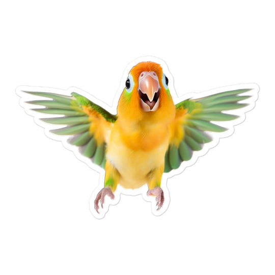 Fischer's Lovebird Sticker - Stickerfy.ai