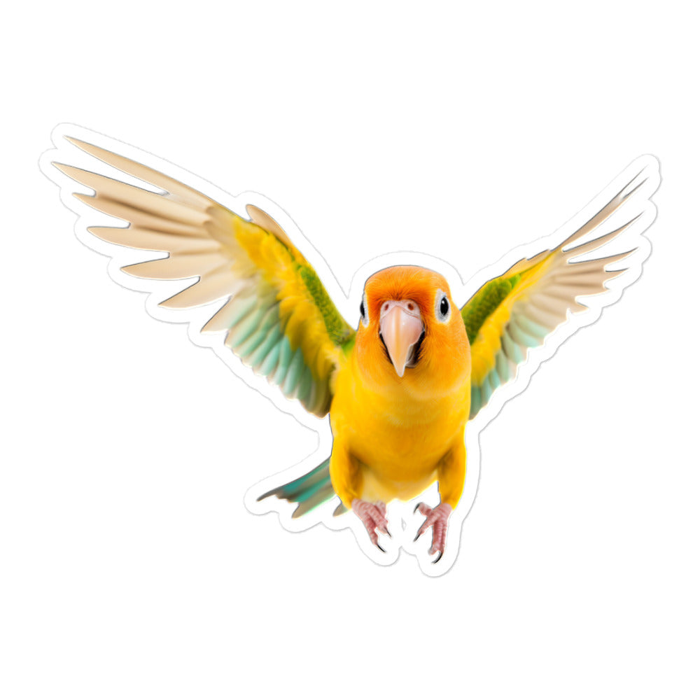 Fischer's Lovebird Sticker - Stickerfy.ai