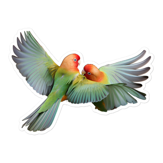 Fischer's Lovebird Sticker - Stickerfy.ai