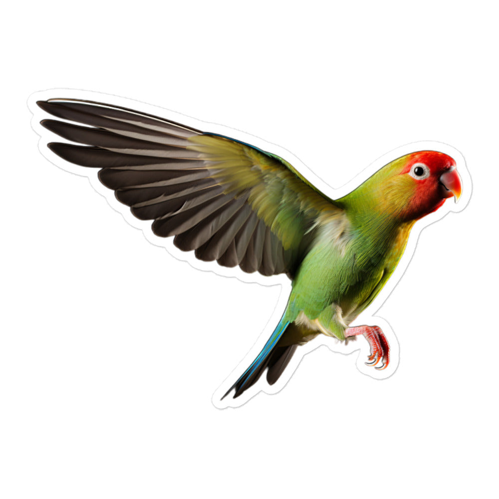 Fischer's Lovebird Sticker - Stickerfy.ai