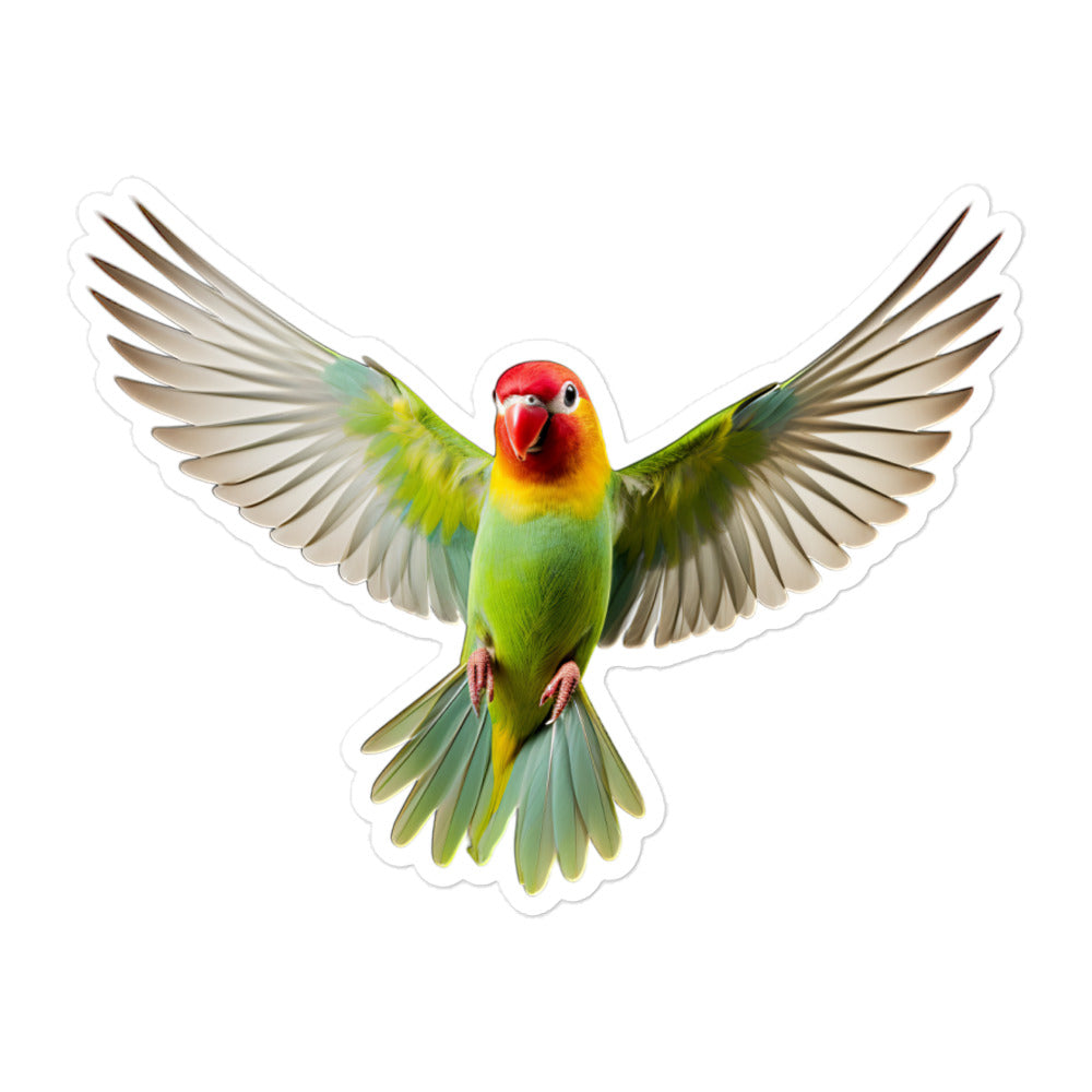 Fischer's Lovebird Sticker - Stickerfy.ai