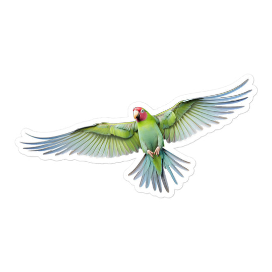 Alexandrine Parakeet Sticker - Stickerfy.ai