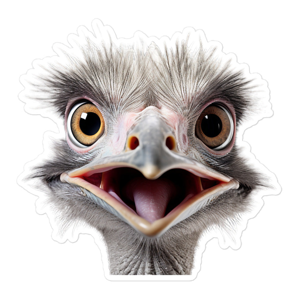 Ostrich Sticker - Stickerfy.ai