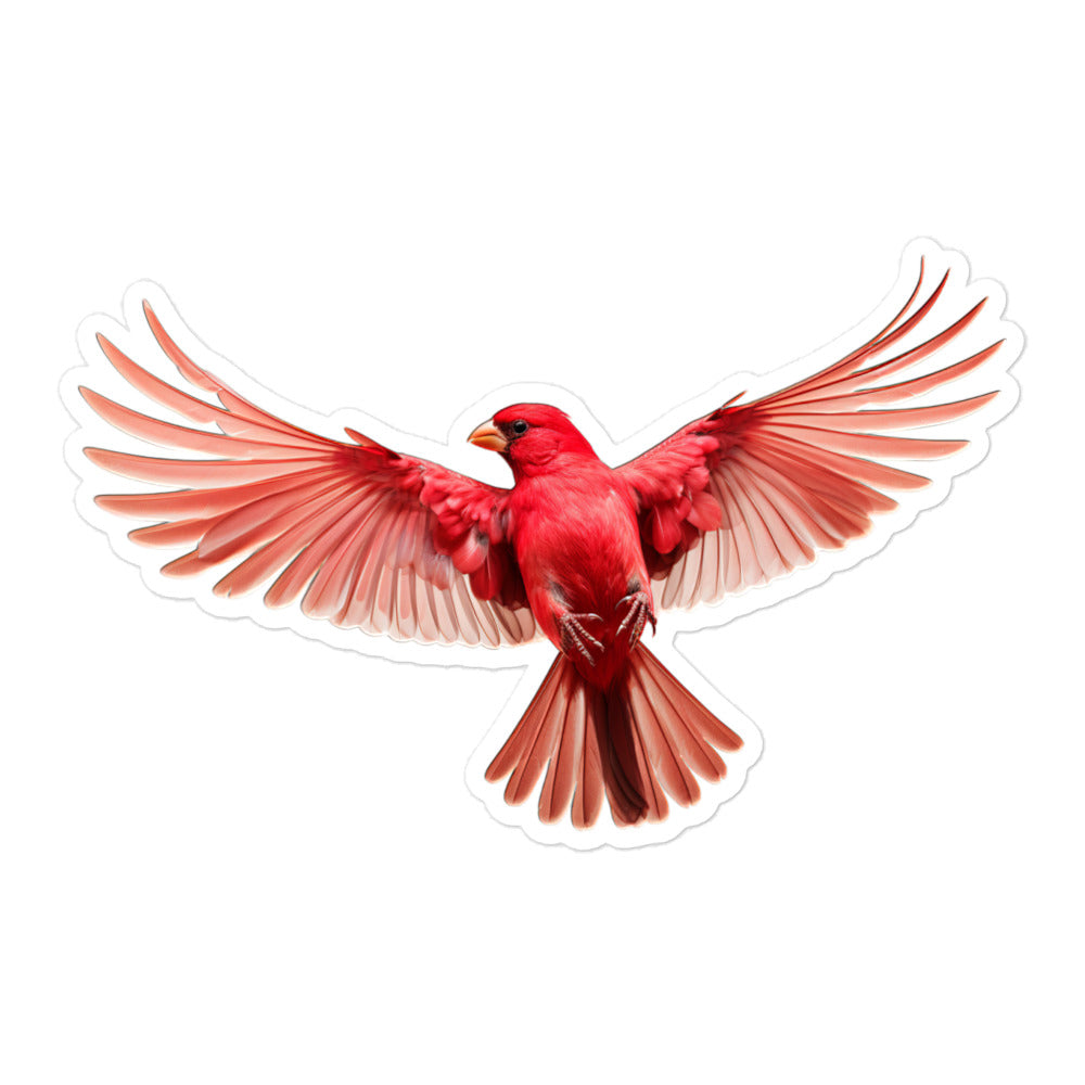 Red Factor Canary Sticker - Stickerfy.ai