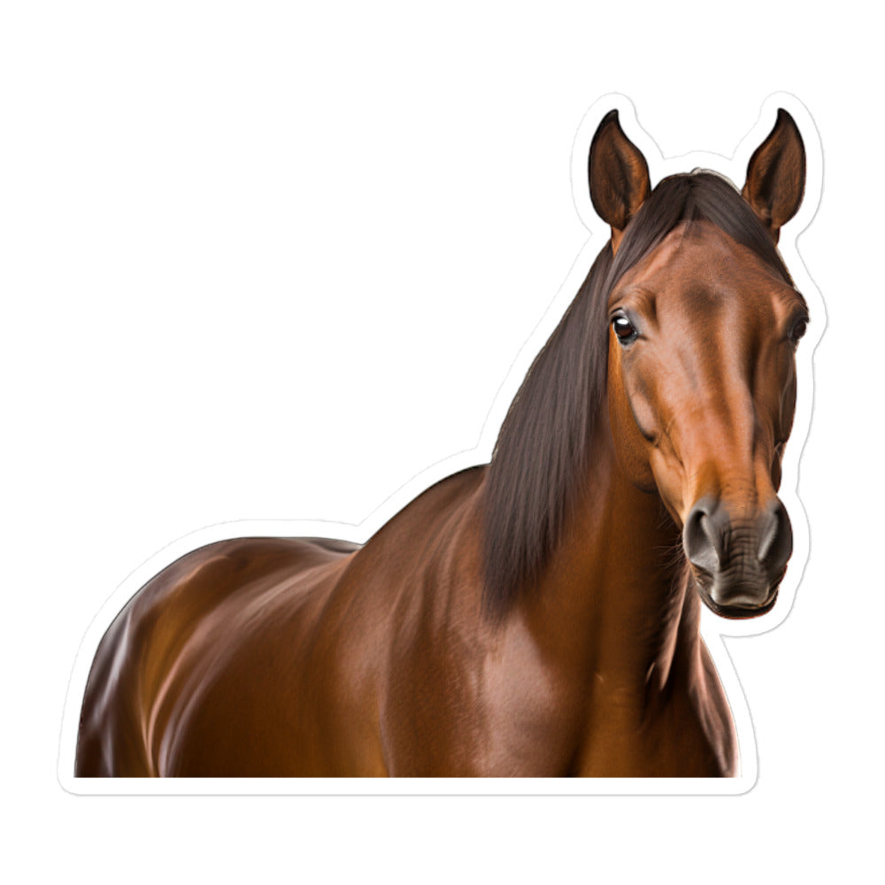 Thoroughbred Horse Sticker - Stickerfy.ai