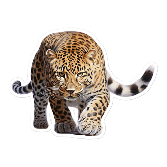 Amur Leopard Sticker - Stickerfy.ai