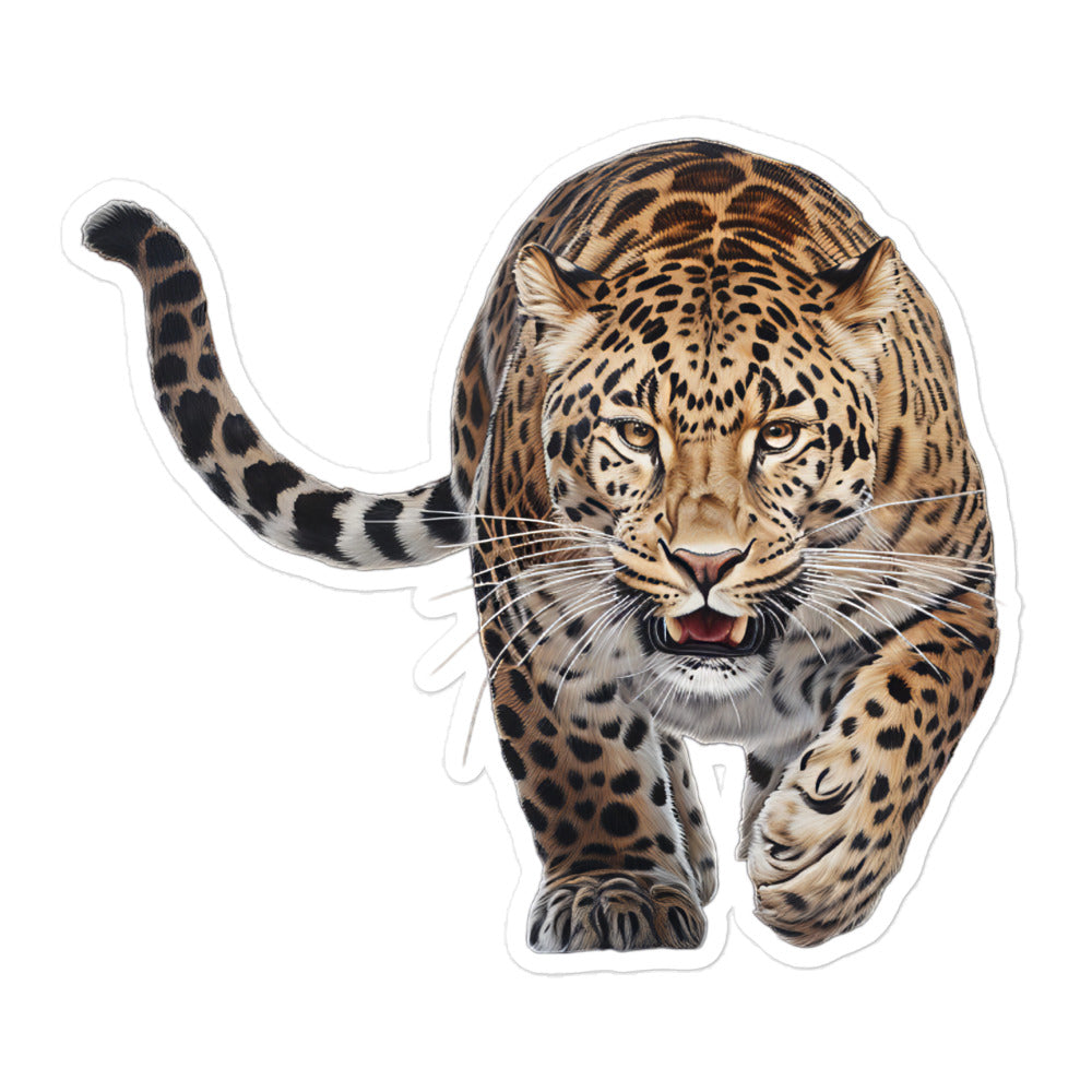 Amur Leopard Sticker - Stickerfy.ai