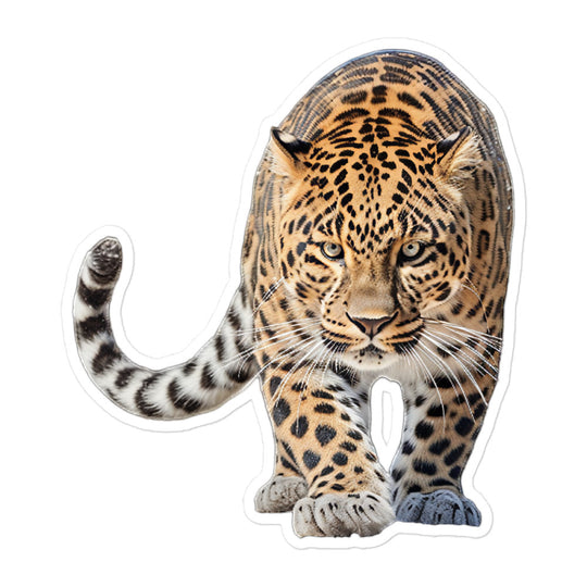 Amur Leopard Sticker - Stickerfy.ai