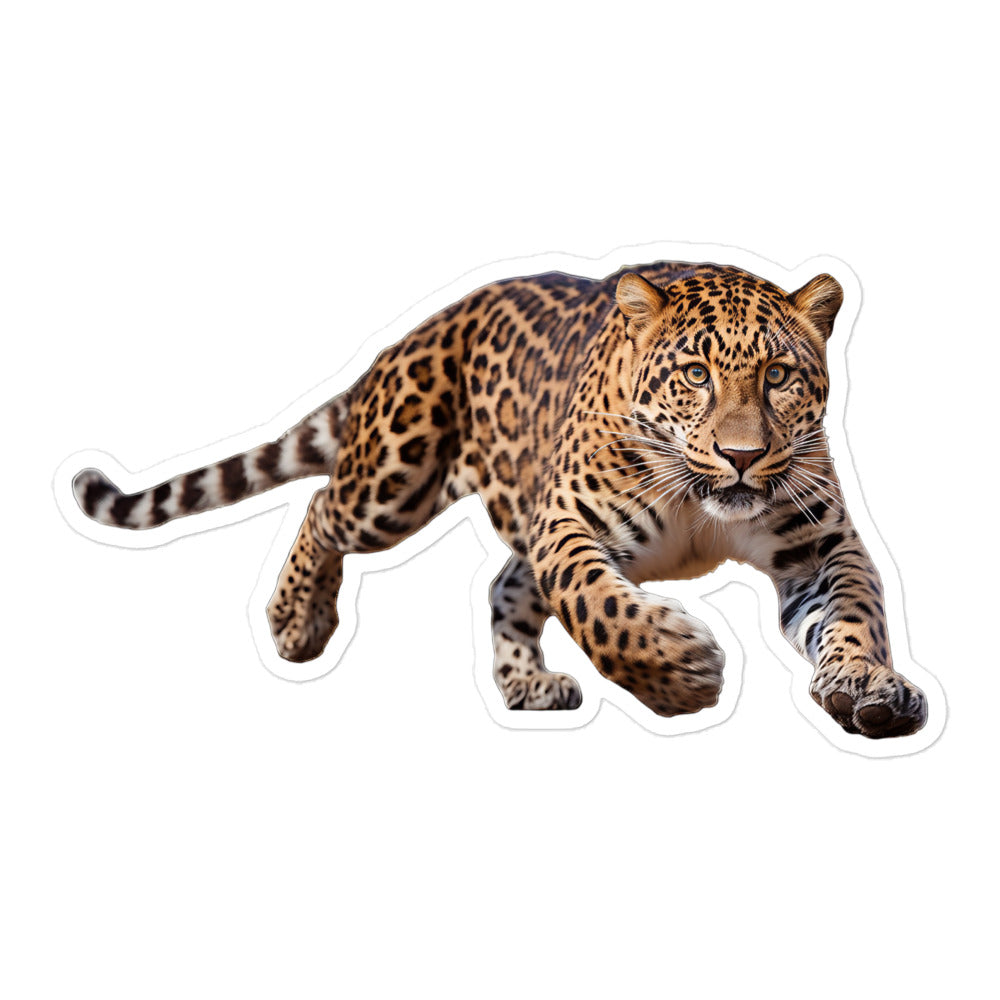 Amur Leopard Sticker - Stickerfy.ai