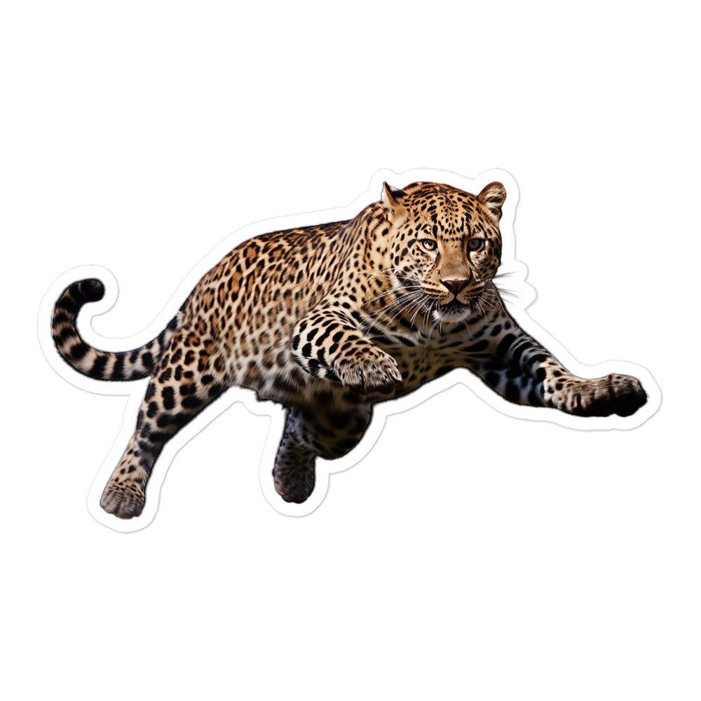 Amur Leopard Sticker - Stickerfy.ai