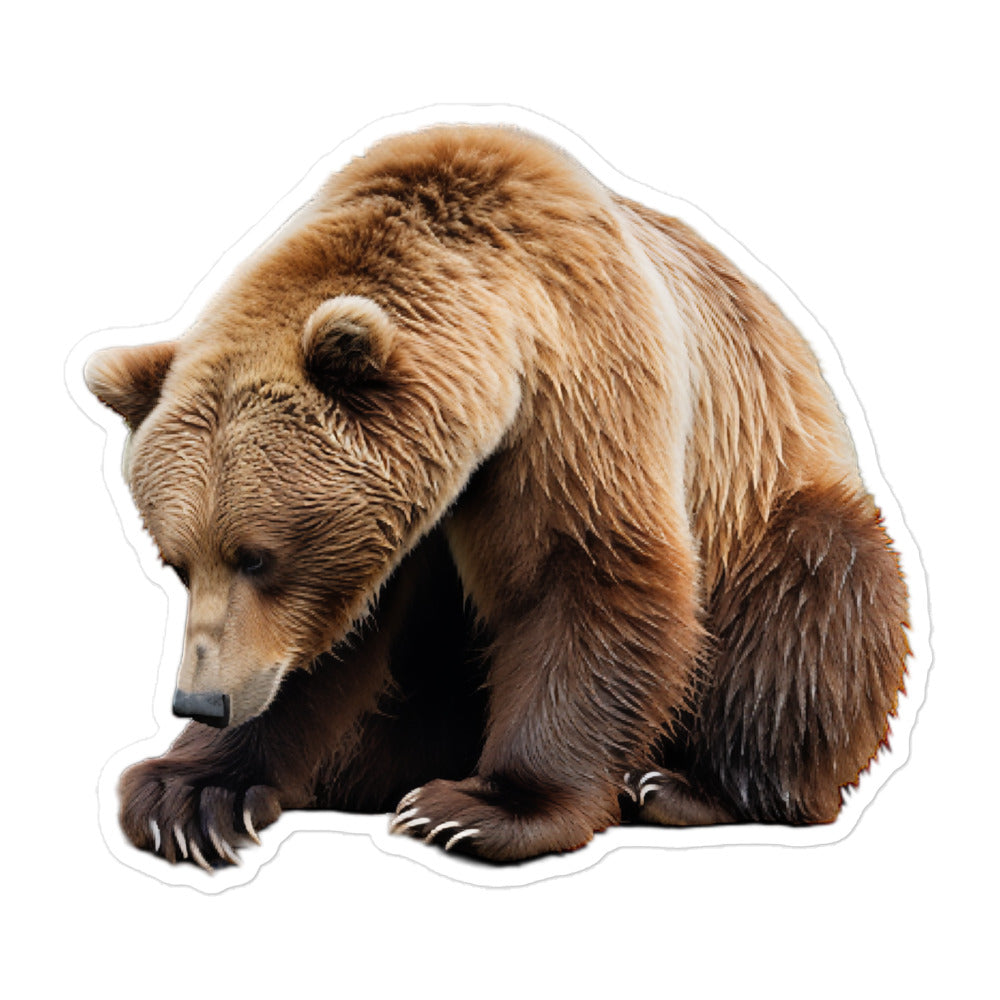 Grizzly Bear Sticker - Stickerfy.ai