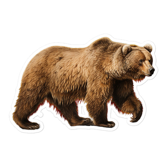 Grizzly Bear Sticker - Stickerfy.ai