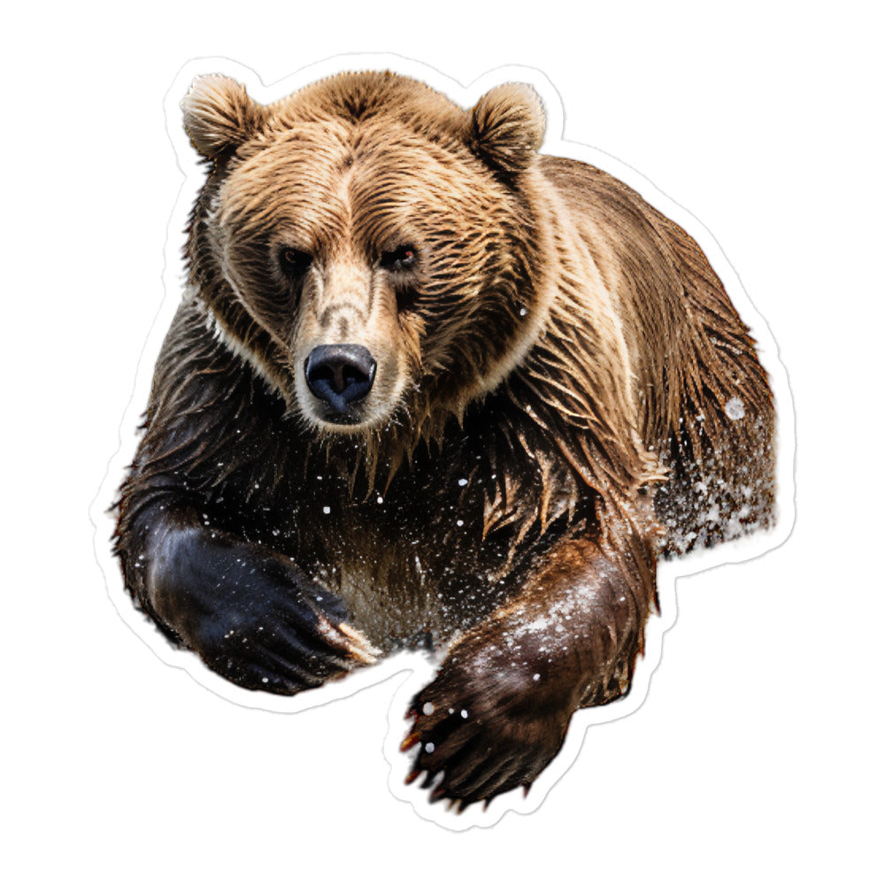 Grizzly Bear Sticker - Stickerfy.ai