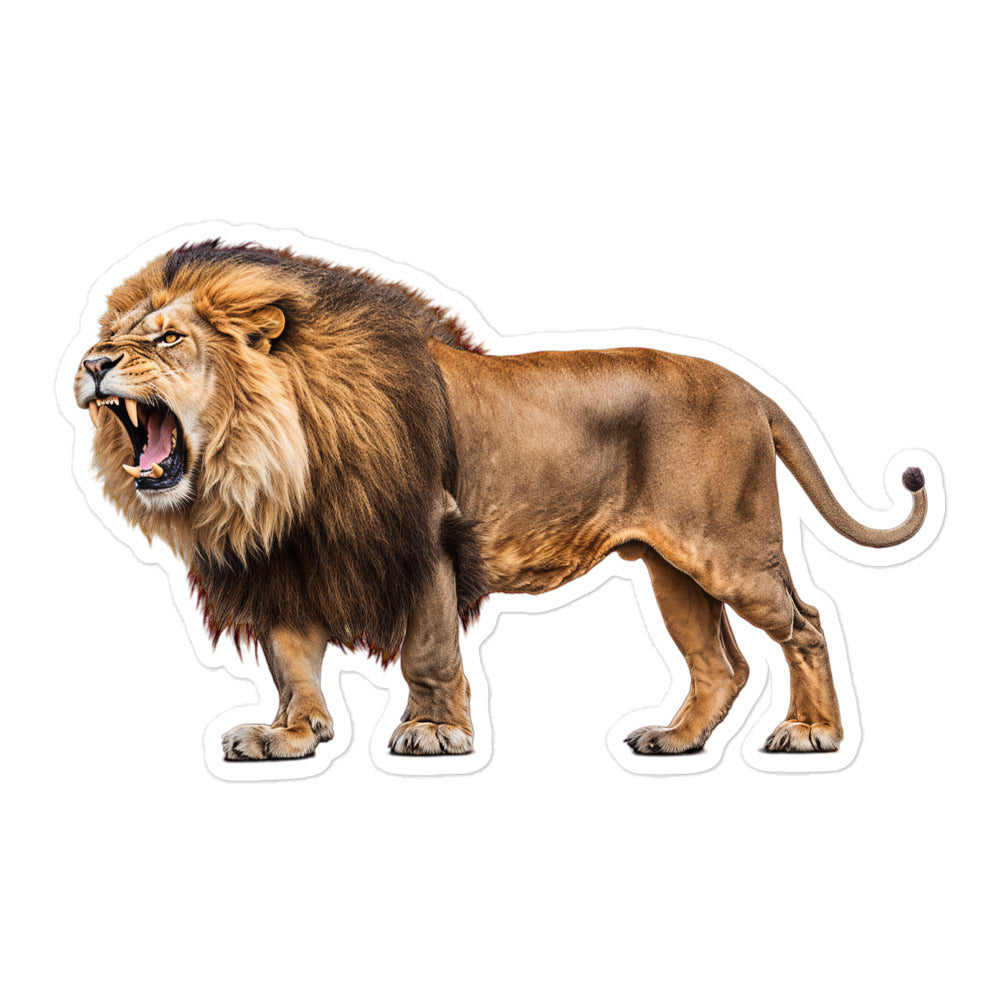 African Lion Sticker - Stickerfy.ai