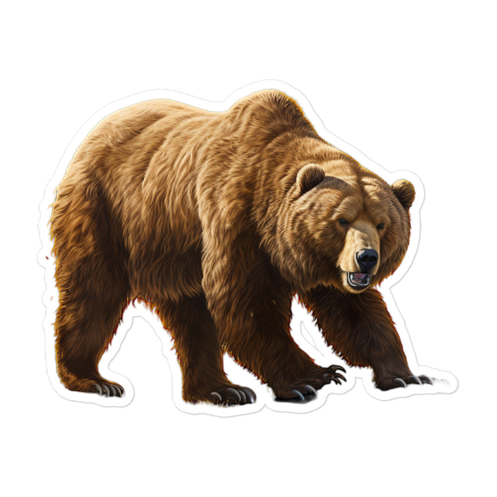 Kodiak Bear Sticker - Stickerfy.ai