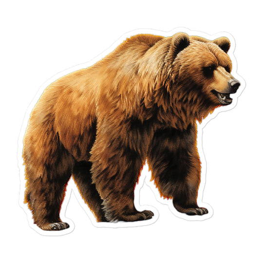 Kodiak Bear Sticker - Stickerfy.ai